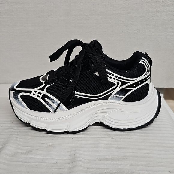 TAXI CLARA WOMENS PLATFORM SNEAKERS BFPM-03-033 - Picture 7 of 10